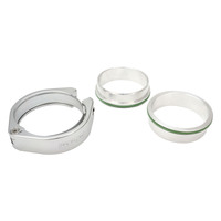 Proflow Intercooler Boost Clamp Coupler 3.00'' Tubing Billet Aluminium Silver Anodised