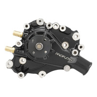 Proflow Water Pump CoolMax Mechanical High-Volume Aluminium Black LH Inlet For Ford 289,302 351W Each