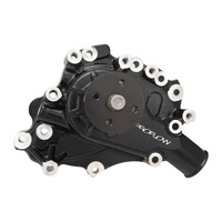 Proflow Water Pump CoolMax Mechanical High-Volume Aluminium Black Powdercoat For Ford 302 351C Each