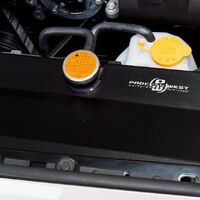 Radiator Cover (suits Subaru 15+ WRX/STI) (suits Intakes w/o Factory Inlet Chute) - Black PWED04B
