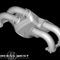 Intake Manifold DBW Reverse Orientation (suits Subaru 06+ WRX/STI) - Raw PWIM001