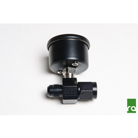 Radium Fuel Pressure Gauge w/ 6AN Inline Adapter