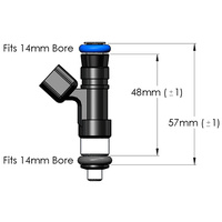 Radium Side Feed Conversion Fuel Rails - Subaru WRX/STI 94-00