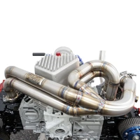 BNM Performance Fab Single Scroll Equal Length Rotated Twist Mount Turbo Kit w/3.5" Down-Pipe for Subaru WRX/STI/LGT/FXT (EJ20/EJ25)