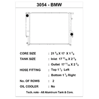 CSF Racing 2-Row High Performance Aluminium Radiator BMW 320i/323i/325i/328i/M3 E36
