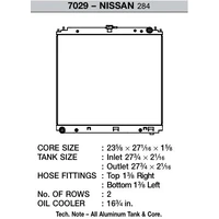 CSF Racing Aluminium Radiator Nissan Pathfinder R51/Frontier/Xterra 05-15