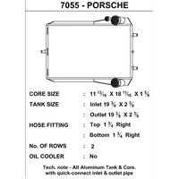 CSF Racing Aluminium Radiator Porsche 911 Turbo/GT2 996 & 997 (RHS)