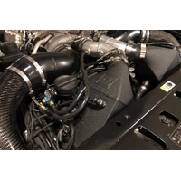 CSF Racing Twin Charge Air Cooler Kit - Crinkle Black BMW F1X M5/M6