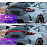 Elite Series 3D Full LED Sequential Taillights for 21-24 Honda Civic Type R FL1 FL5 tail lights