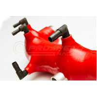 PSR Silicone Turbo Inlet + Post MAF SFB Combo RED for Subaru WRX & STI 01-07/FXT 03-08