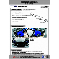 REAR ADD ON SWAY BAR HONDA, CITY, JAZZ/FIT, GK3/4/5/6, GM6 14-PRESENT