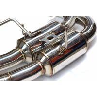Invidia R400 Cat Back Exhaust w/Ti Straight Cut Tips for Subaru WRX 11-14/STI 08-14 (Hatch)