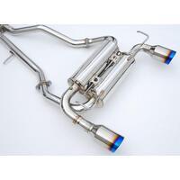 Invidia Gemini Cat Back Exhaust w/Ti Rolled Tips for Nissan 370Z Z34 09-20