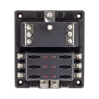 Hulk 4x4 6 Way Fuse Box ATS Standard Blade Fuse Bus Bar & LED Fault