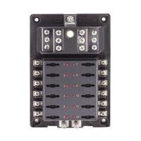 Hulk 4x4 12 Way Fuse Box ATS Standard Blade Fuse Bus Bar & LED Fault