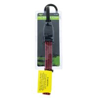 Hulk 4x4 Fat Bungee 60cm Red 19mm Wide Non Scratch Hook