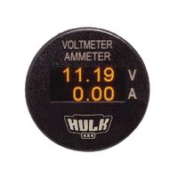 Hulk 4x4 OLED Voltmeter & Ammeter 12-24V DC 0-100Amp with Shunt