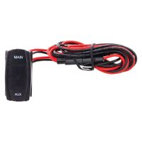 Hulk 4x4 Contour Carling Rocker Dual Voltmeter Blue LED