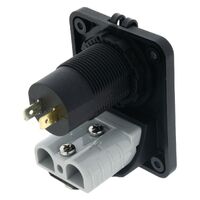 Hulk 4x4 Double Flush Mount Housing 50Amp Anderson Style Plug