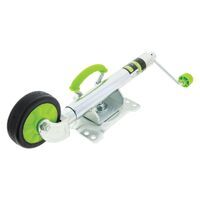 Hulk 4x4 6" Standard Jockey Wheel 350Kg Solid Rubbr Wheel Swivel U-Blt