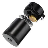 PSR Compact 3-Port Baffled Oil Catch Can V2 w/Top Vent Port for Black