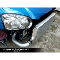 Process West Front Mount Intercooler Kit (WRX/STI 03-05) Silver Core SKU: PWFMIC02.2