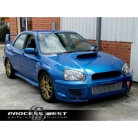 Process West Front Mount Intercooler Kit (WRX/STI 06-07) Silver Core SKU: PWFMIC02.3