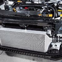 Front Mount Intercooler Kit (suits Subaru 15+ VA WRX) - Black PWFMIC07B