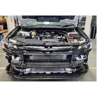 Process West Stage 1 Kit Retains Factory Crash Bar Intercooler Core Suit PW Intake Manifold (WRX VB 22+) - Black SKU: PWFMIC10BIM