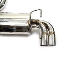 AVO 3" Stainless Steel Cat Back Exhaust - Quad Tip  FOR STi 08-14/WRX 11-14 Hatch
