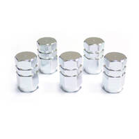 Valve Cap Silver - 5 Pack