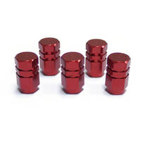 Valve Cap Red - 5 Pack