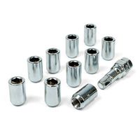 Wheel Nuts S/D Int Hex 1/2 Inc Key Chr 10Pk
