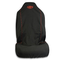 Seat Cover Throw Black Saas Red Logo Large 1Pc