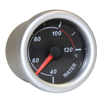 Water Temp Gauge 40c-120c 52mm Black Autoline