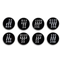 Billet Gear Knob Black Alum 8 Shift Patterns