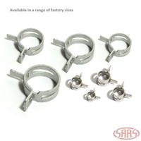 Hose Clamps Spring 16mm 5/8 ID Hose Pk2