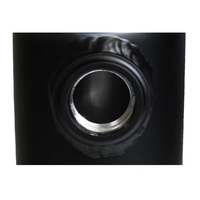 Oil Catch Can Baffle 1 X -12 AN Out Black Aluminium 500ml