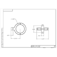 AEROMOTIVE Billet 2.5” Pump/Filter Bracket(11703)