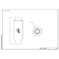 AEROMOTIVE Pro-Series 10-m Fabric, AN-12 ORB Fuel Filter(12310)