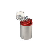 AEROMOTIVE 100 Micron, Red/Polished Canister Fuel Filter(12318)