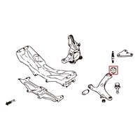 FRONT LOWER ARM BUSH SUBARU, IMPREZA, STI GE-GR 07-13, WRX/STI VA 14-