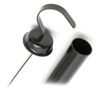 Proflow Transmission Dipstick and tube Steel Black TH350 34 in. Length Each