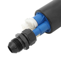 Proflow Barb End Adaptor Suit 3/8'' Barb to AN8 Male Black Each