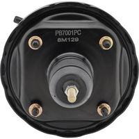 Proflow Power Brake Booster Universal 7in. Single Diaphragm Black