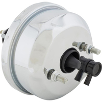Proflow Power Brake Booster Universal 7in. Single Diaphragm Chrome