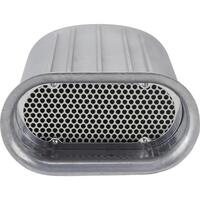 Proflow Carburettor Scoop Aluminium Polished Mini Hilborn-Style Single Carburettor Each
