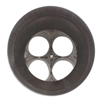 Proflow Exhaust Collector Merge 304 Stainless Steel Slip On 12in. x 1-7/8in. Primary To 3-1/2in.