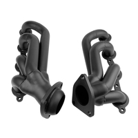 Proflow LS Exhaust Headers Tight-Fit 1-5/8'' Block Huggers Chevrolet Holden LS1 LS2 Rear Outlet Black Ceramic Set