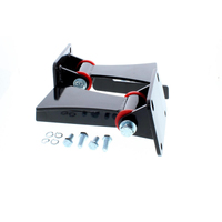 Proflow Power Motor GM LS Engine Swap Universal Bolt-In Steel Polyurethane Black/Red Weld In Pair